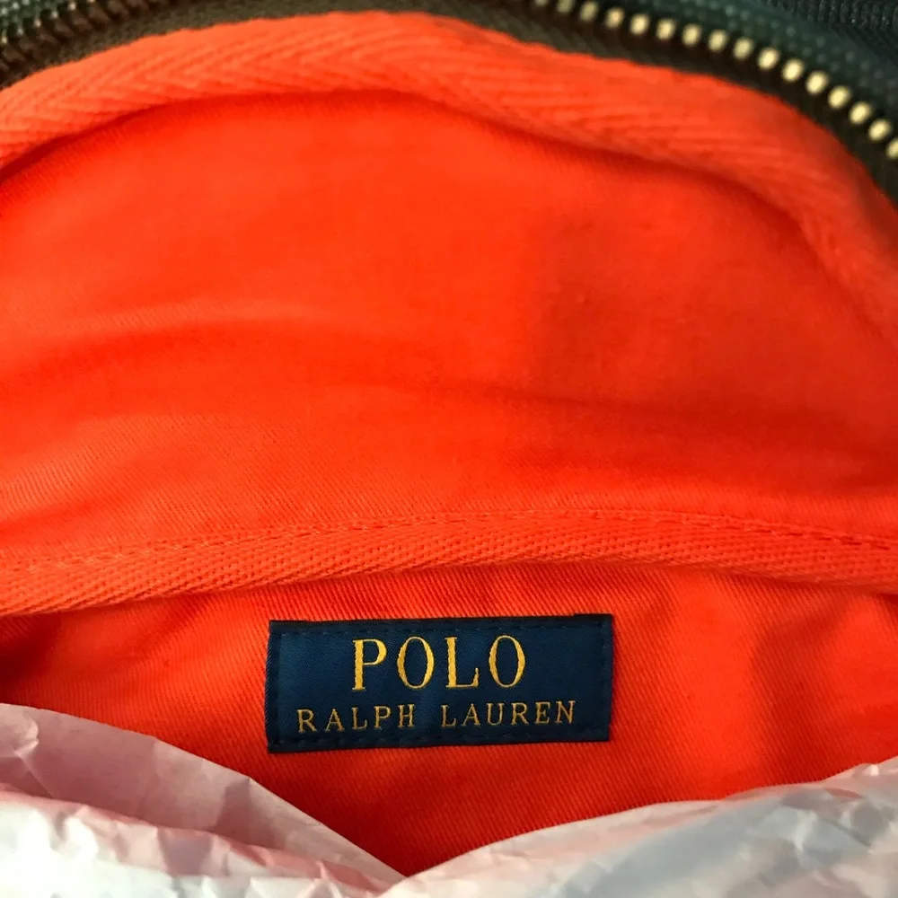 New Polo Ralph Lauren Canvas Camouflage Bum Bag Fanny Pack Belt Bag Pouch $300 - Picture 2 of 9